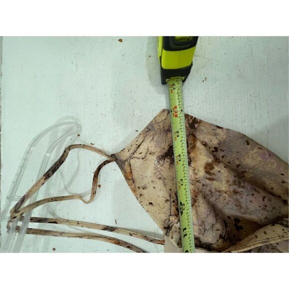 Zara NWOT Ivory Tan Wrap Mini Dress Size XS - Picture 8 of 8